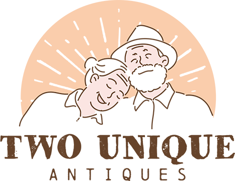 Two Unique Antiques logo.